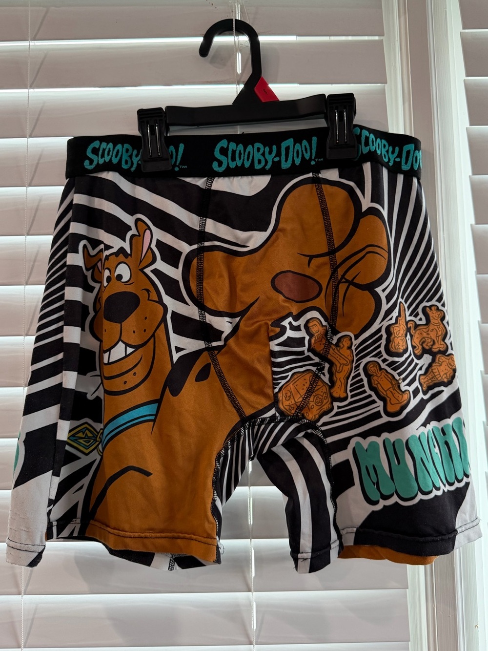 Scooby-Doo Men's Athletic Boxer Shorts - Black & Brown
